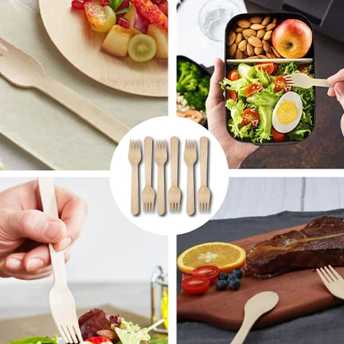 Disposible Wooden Fork and Knife